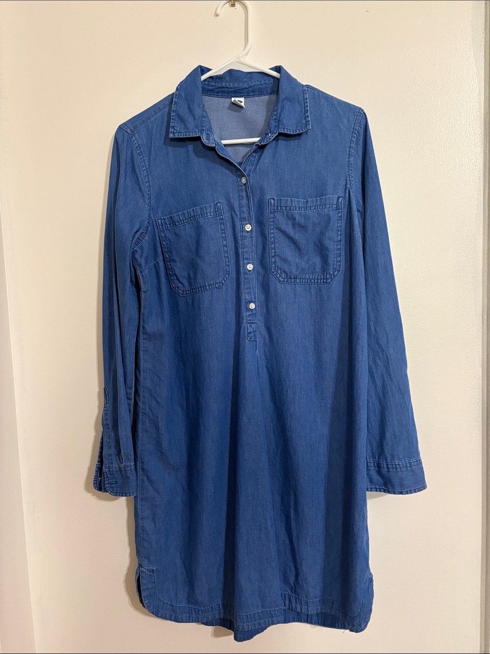 OLD NAVY LIGHTWEIGHT DENIM SHIRT DRESS